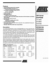 DataSheet AT25010A pdf